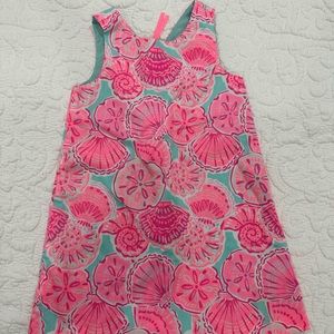 tommy bahama flower pink and teal dress